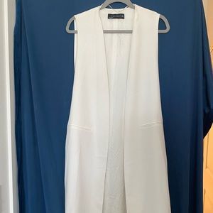 ZARA WHITE VEST (S)
